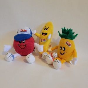 Vintage 90's Dole Plushie Toy Doll Lot. Pre-Owned.